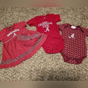 Alabama Crimson Tide Baby Outfit Set